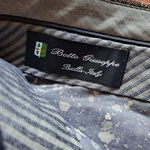 NEW 6 East Men's Brown with dots Pants Size 32 - Picture 9 of 16